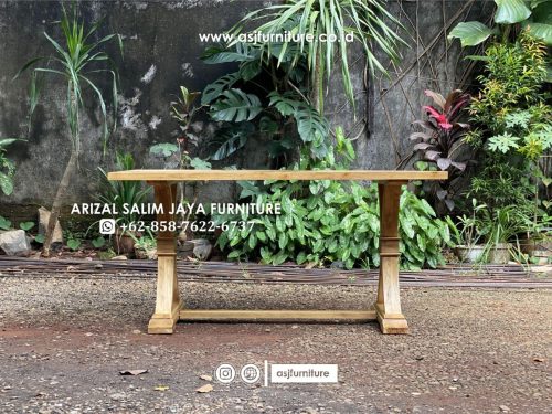 Meja Makan Jati Rustic Mewah Meja Makan Jati Rustic Mewah