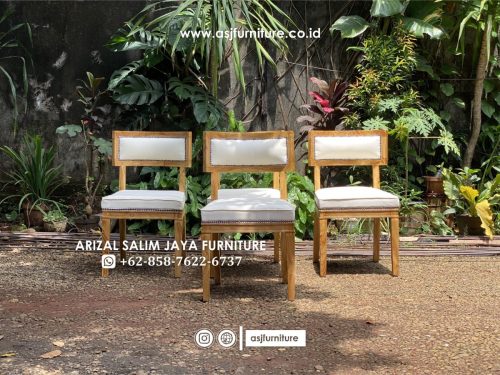 Kursi Makan Jati Rustic Klasik Minimalis