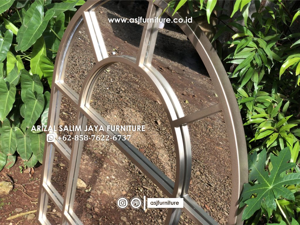Kaca Cermin Mirror Besi Vintage