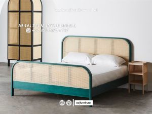 Tempat Tidur Rotan Modern Minimalis