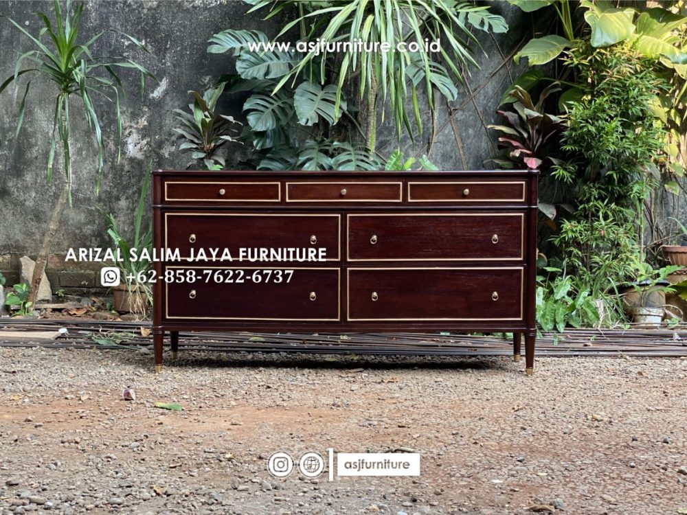Drawer Cabinet Jati Caracole Modern