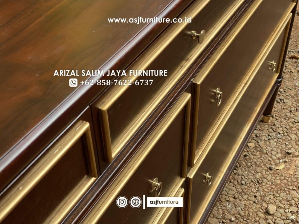 Drawer Cabinet Jati Caracole Modern