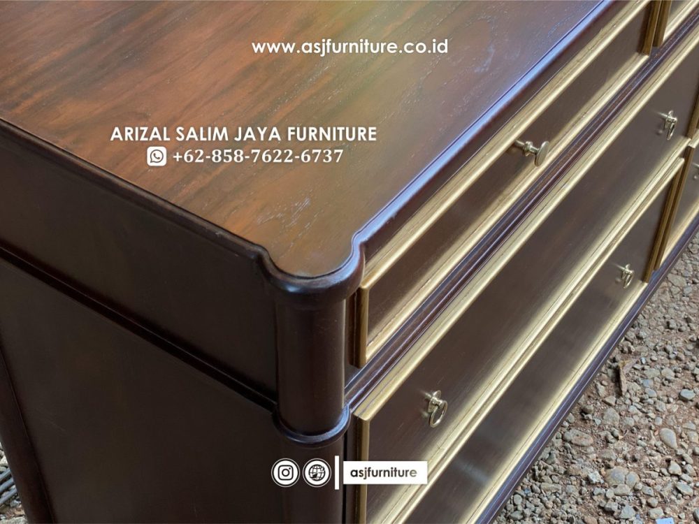 Drawer Cabinet Jati Caracole Modern
