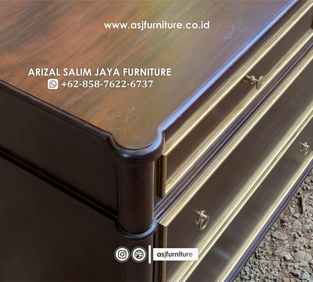Drawer Cabinet Jati Caracole Modern