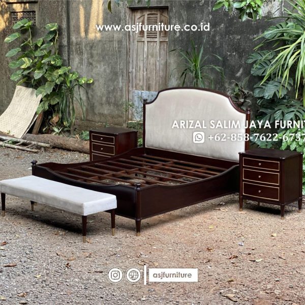 Set Tempat Tidur Jati Caracole Modern