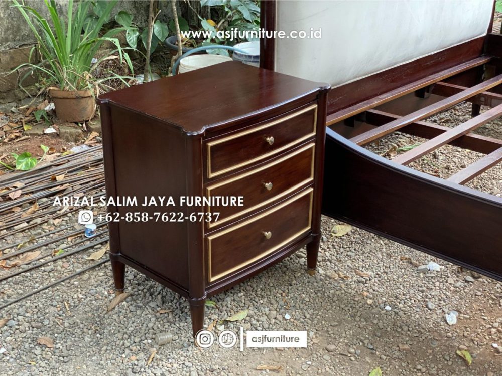 Set Tempat Tidur Jati Caracole Modern - Image 5