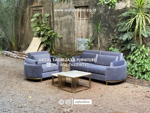 Set Sofa Tamu Modern Meja Stainless Marmer Set Sofa Tamu Modern Meja Stainless Marmer