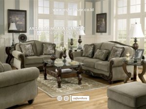 Kursi Sofa Tamu Jati Ukir Modern Minimalis