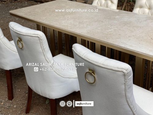 Set Meja Makan Marmer 6 Kursi Sofa Minimalis Set Meja Makan Marmer 6 Kursi Sofa Minimalis