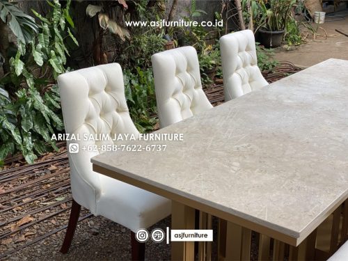 Set Meja Makan Marmer 6 Kursi Sofa Minimalis Set Meja Makan Marmer 6 Kursi Sofa Minimalis