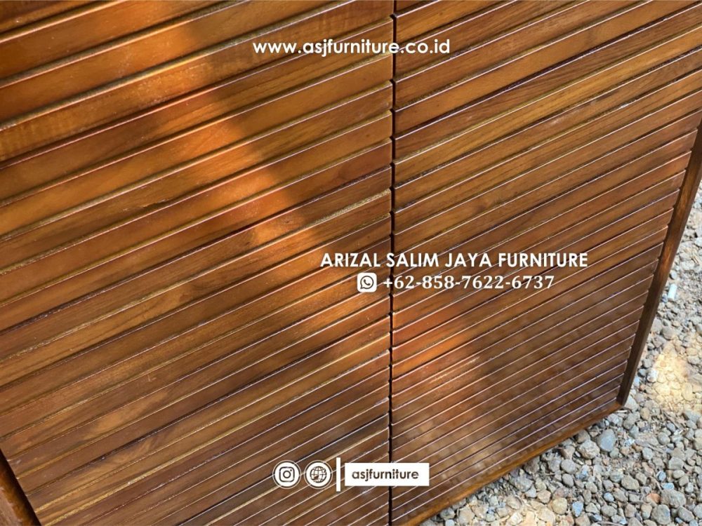 Kabinet Bufet Jati Salur Modern Minimalis