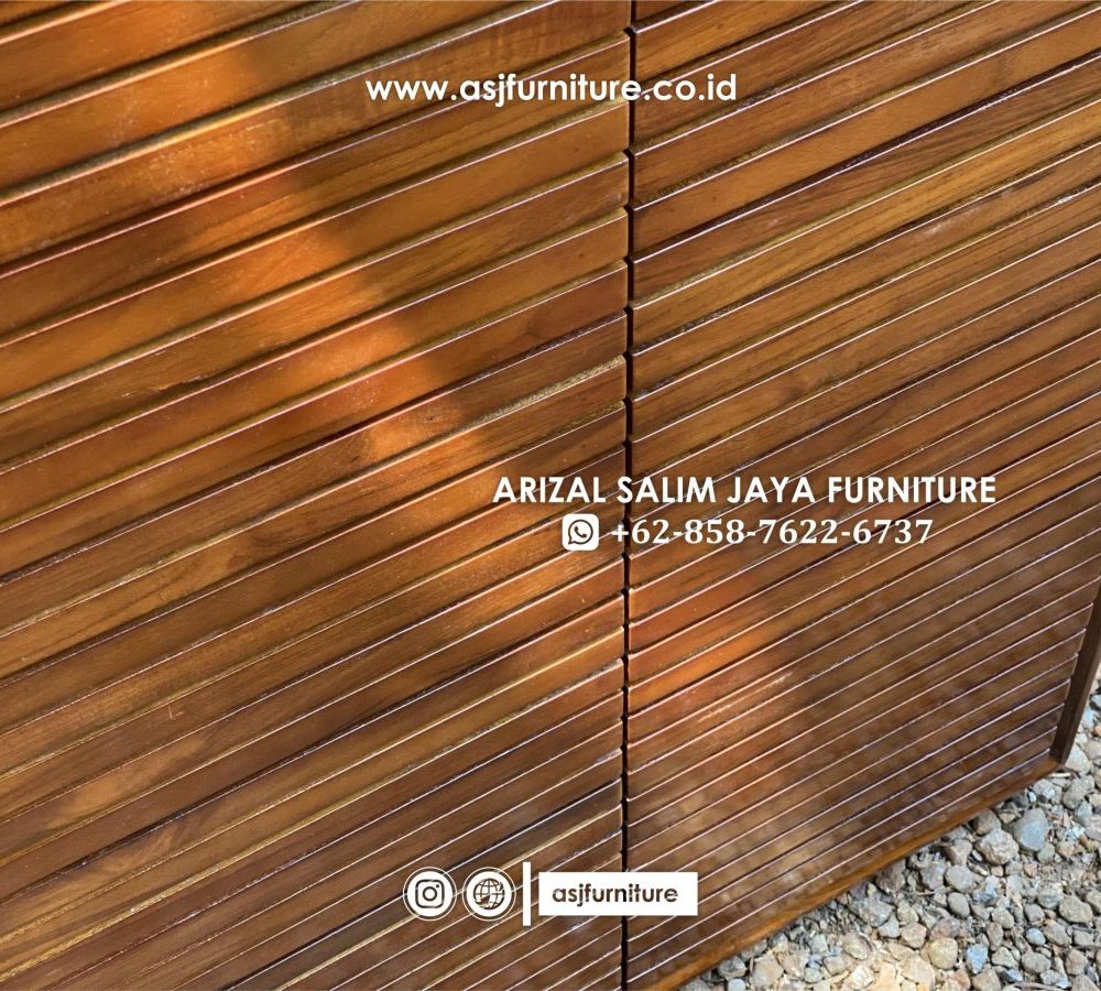 Kabinet Bufet Jati Salur Modern Minimalis