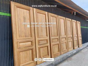 Pintu Jati Jepara Klasik Minimalis