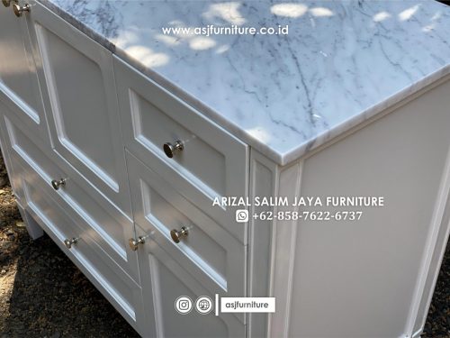 Kabinet Modern Meja Marmer Cararra Kabinet Modern Meja Marmer Cararra