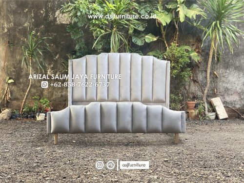 Ranjang Tempat Tidur Sandaran Busa Minimalis