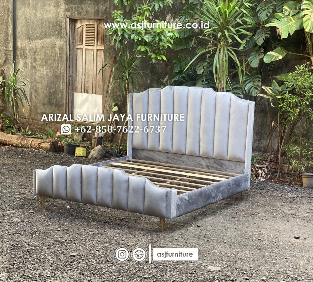 Ranjang Tempat Tidur Sandaran Busa Minimalis