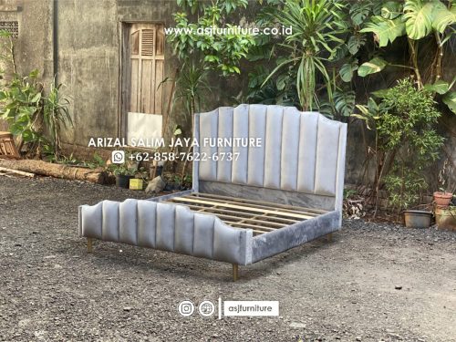 Ranjang Tempat Tidur Sandaran Busa Minimalis