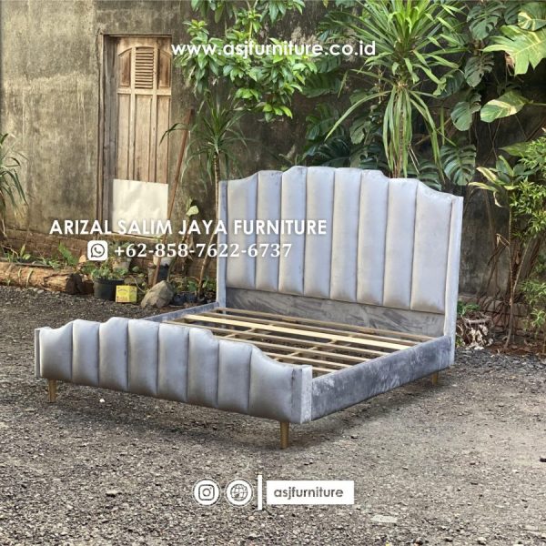 Ranjang Tempat Tidur Sandaran Busa Minimalis