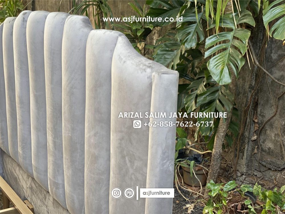 Ranjang Tempat Tidur Sandaran Busa Minimalis