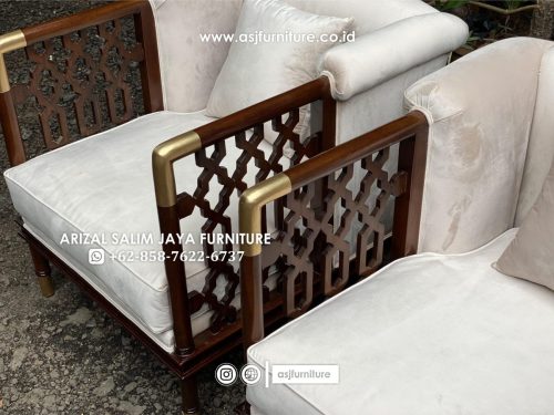 Kursi Sofa Jati 1 Seater Single Caracole Kursi Sofa Jati 1 Seater Single Caracole