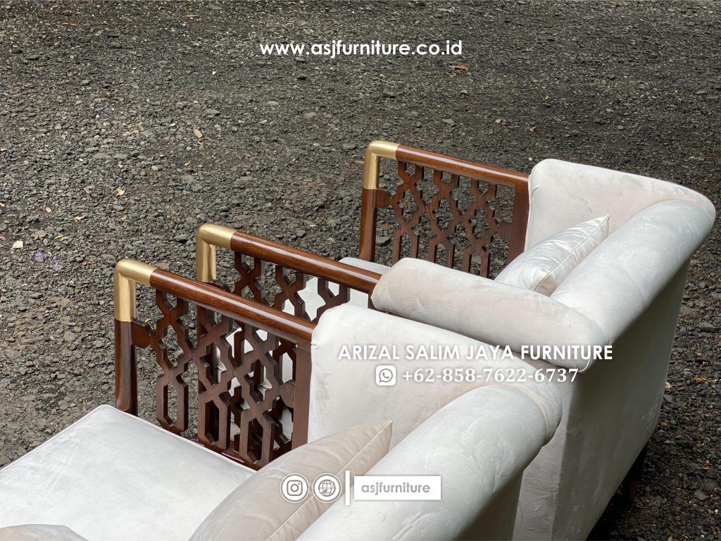 Kursi Sofa Jati 1 Seater Single Caracole