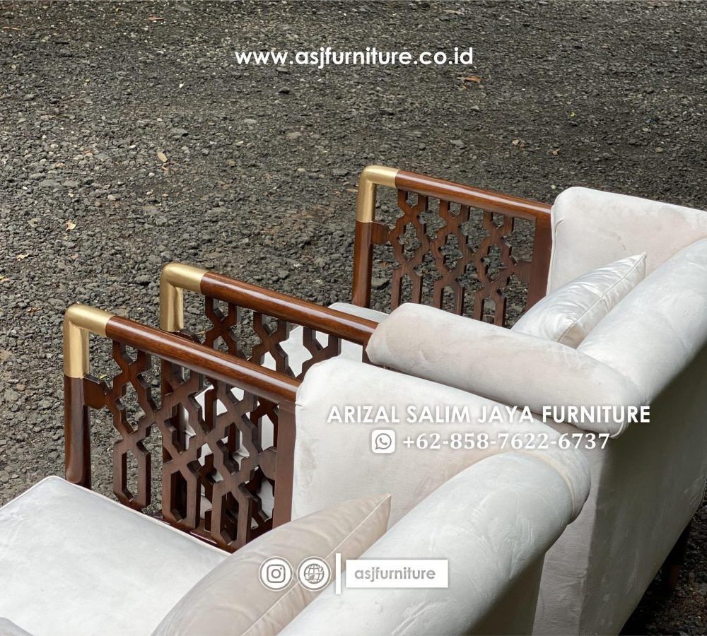 Kursi Sofa Jati 1 Seater Single Caracole
