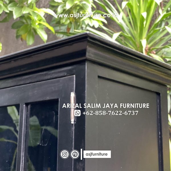 Lemari Hias Pajangan 2 Pintu Kaca Minimalis