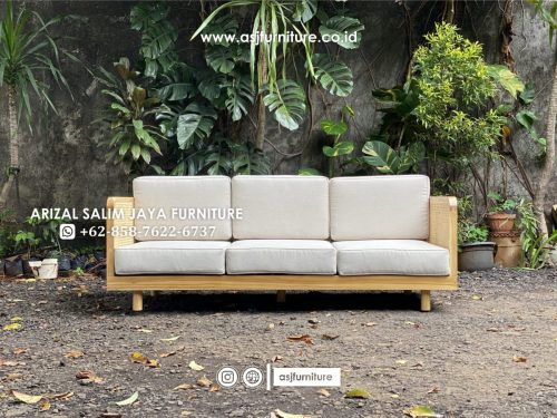 Kursi Sofa Jati Rotan Modern Minimalis Kursi Sofa Jati Rotan Modern Minimalis