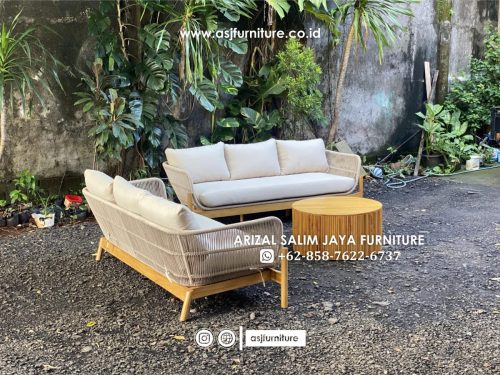 Kursi Balkon Jati Tali Rope Modern Kursi Balkon Jati Tali Rope Modern