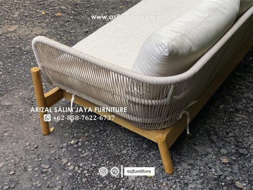 Kursi Teras Jati Tali Rope Minimalis