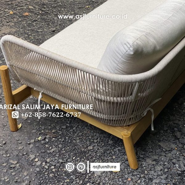 Kursi Teras Jati Tali Rope Minimalis