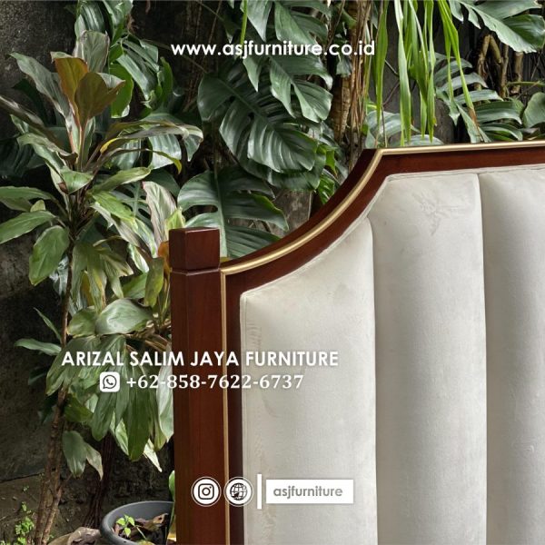 Dipan Minimalis Jati Klasik Sandaran