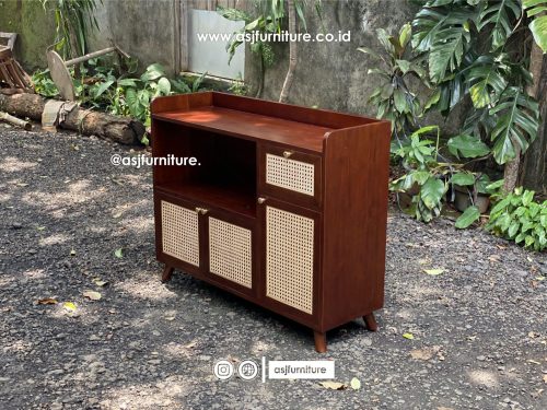 Bufet Retro Jati Rotan Modern Bufet Retro Jati Rotan Modern