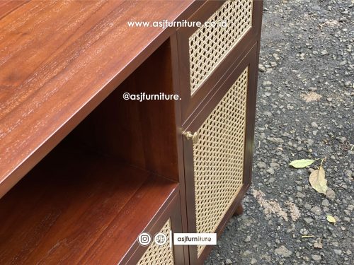 Bufet Retro Jati Rotan Modern Bufet Retro Jati Rotan Modern
