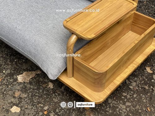 Kursi Sofa Keluarga Japandi Jati Bleaching Kursi Sofa Keluarga Japandi Jati Bleaching