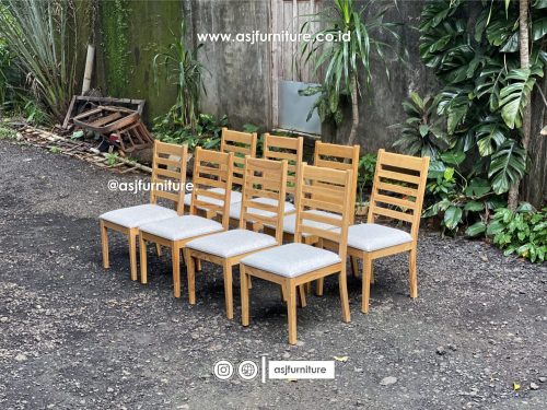 Kursi Makan Jati Busa Retro Modern Minimalis Kursi Makan Jati Busa Retro Modern Minimalis