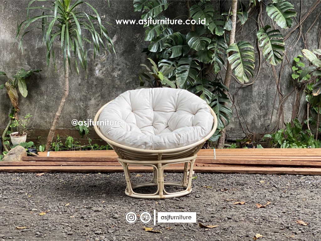 Kursi Rotan Santai Busa Modern Minimalis