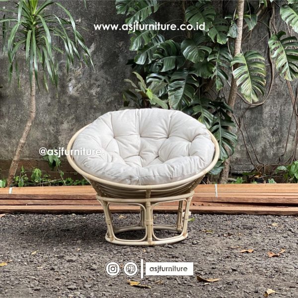 Kursi Rotan Santai Busa Modern Minimalis