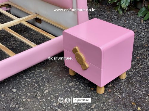 Set Dipan Tempat Tidur Anak Pink Shabby Minimalis Set Dipan Tempat Tidur Anak Pink Shabby Minimalis