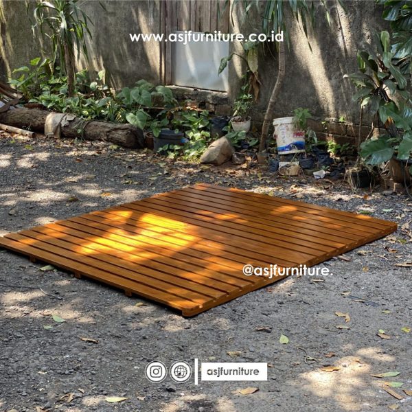 Dipan Tidur Lipat Lesehan Jati Japandi Minimalis