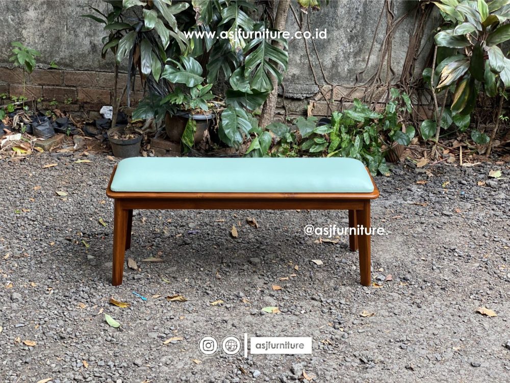 Kursi Bangku Makan Jati Dudukan Busa Minimalis