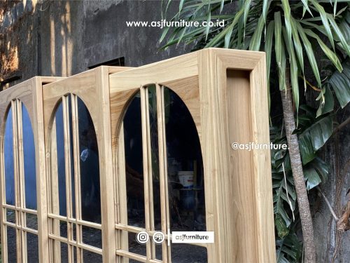 Partisi Ruang Tamu Kayu Jati Sliding Geser Kaca Minimalis Partisi Ruang Tamu Kayu Jati Sliding Geser Kaca Minimalis