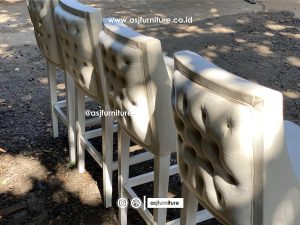 Kursi Bar Modern Sofa Kaki Putih Minimalis