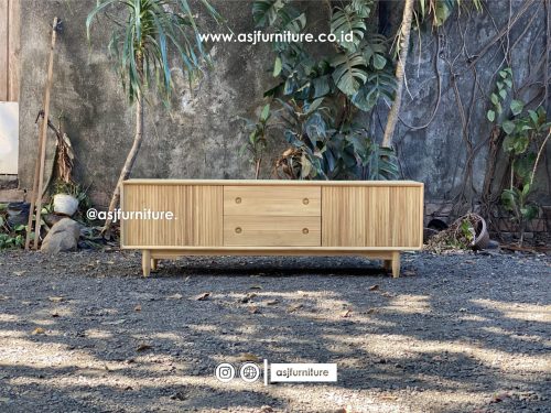 Meja TV Jati Salur 2 Pintu Laci Modern Minimalis Meja TV Jati Salur 2 Pintu Laci Modern Minimalis
