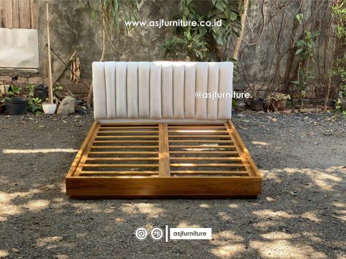 Dipan Tempat Tidur Jati Modern Jati Sandaran Busa Minimalis Dipan Tempat Tidur Jati Modern Jati Sandaran Busa Minimalis