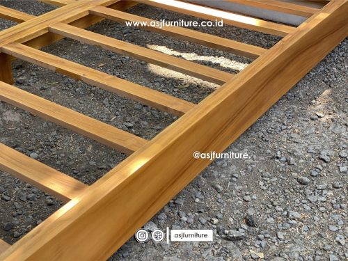 Dipan Tempat Tidur Jati Modern Jati Sandaran Busa Minimalis Dipan Tempat Tidur Jati Modern Jati Sandaran Busa Minimalis