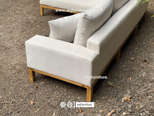 Kursi Tamu Sudut Jati Sofa Modern Minimalis