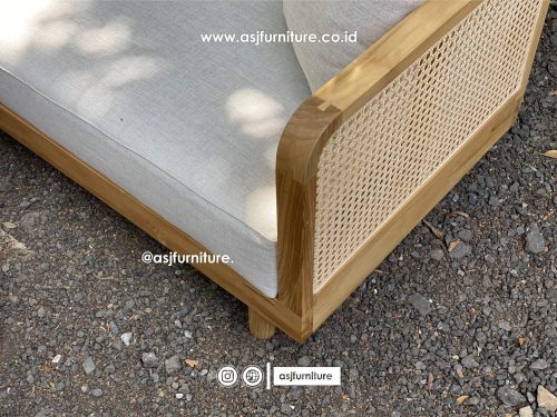 Kursi Sofa Set Jati Rotan Japandi Modern Minimalis Kursi Sofa Set Jati Rotan Japandi Modern Minimalis