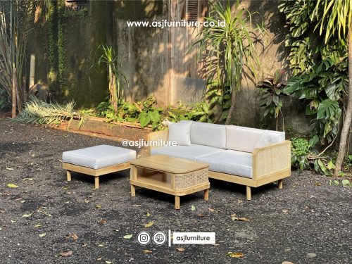 Kursi Tamu Set Jati Rotan Dudukan Sofa Minimalis Modern Kursi Tamu Set Jati Rotan Dudukan Sofa Minimalis Modern