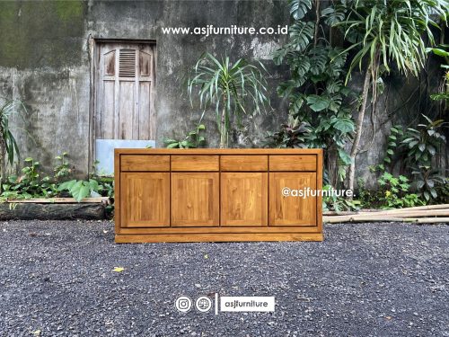 Bufet Jati 4 Laci 4 Pintu Klasik Minimalis Bufet Jati 4 Laci 4 Pintu Klasik Minimalis